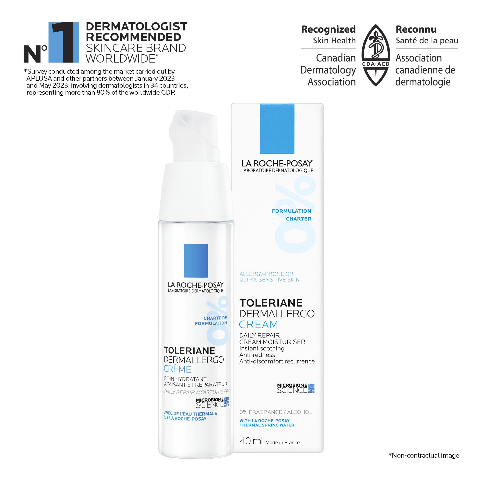 ラロッシュポゼ TOLERIANE DERMALLERGO Toleriane Dermallergo Cream Face Moisturizer - La Roche-Posay